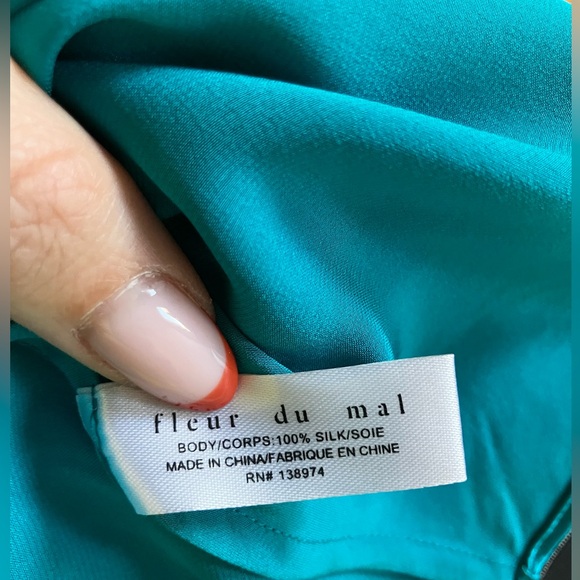 Fleur du Mal silk slip dress - Picture 3 of 6